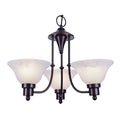 Trans Globe Lighting 6544 Payson 3 Light 1 Tier Mini Chandelier
