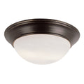 Trans Globe Lighting 57704 Bolton 2 Light 14 Wide Flush Mount Bowl