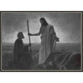 Transfer Of The Shepherds Office By Gebhard Fugel Framed Mounted Canvas Wall Art Print
