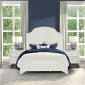 Transitional 3Pc Off White Bedroom Furniture Set