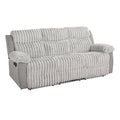 Transitional Charging Ports Sofa Reclining Led Bottom 1Pc