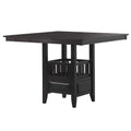 Transitional Style Counter Height Table Espresso Brown