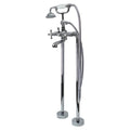 Transolid Cromwell Free Standing Tub Filler With Hand Shower