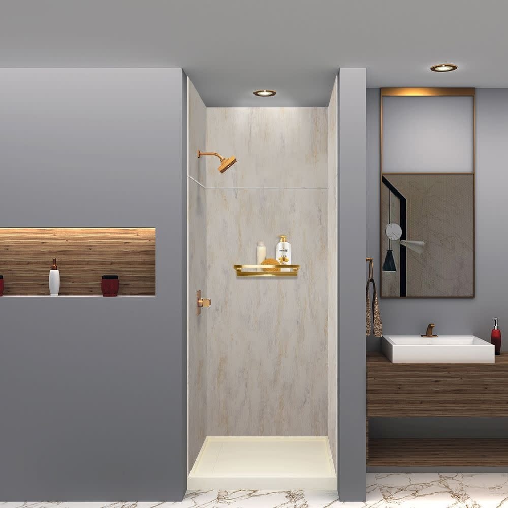 Transolid Lwkx36367224 Lusso 96 H X 36 W X 36 D Three Wall Alcove