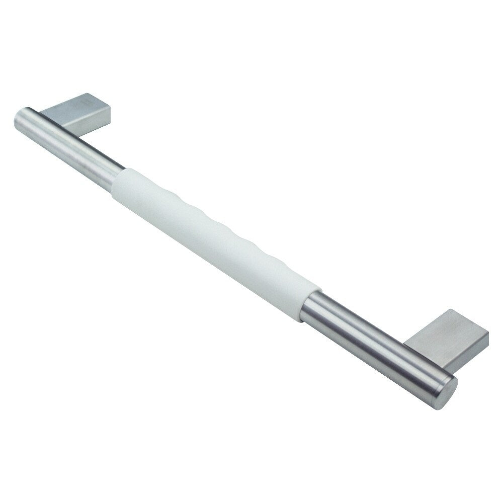 Transolid Maddox Grab Bar With White Rubber Handle
