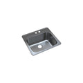 Transolid Meridian 25 In 16 Gauge Drop In Single Bowl Kitchen Sink With Mr2 Faucet Holes
