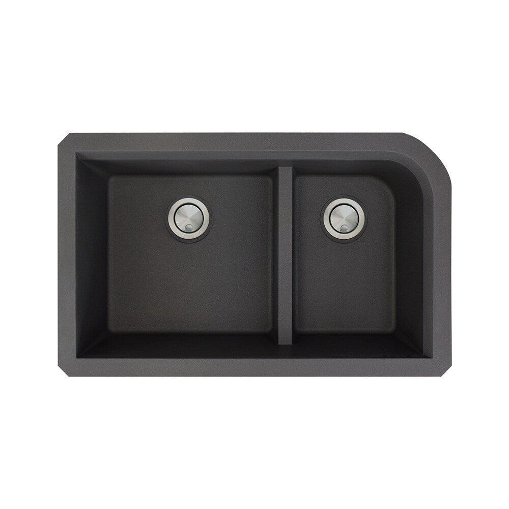 Transolid Radius Granite 31 In Undermount Kitchen Sink