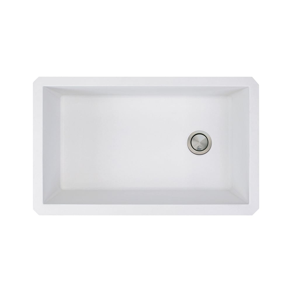 Transolid Radius Granite 31 In Undermount Kitchen Sink