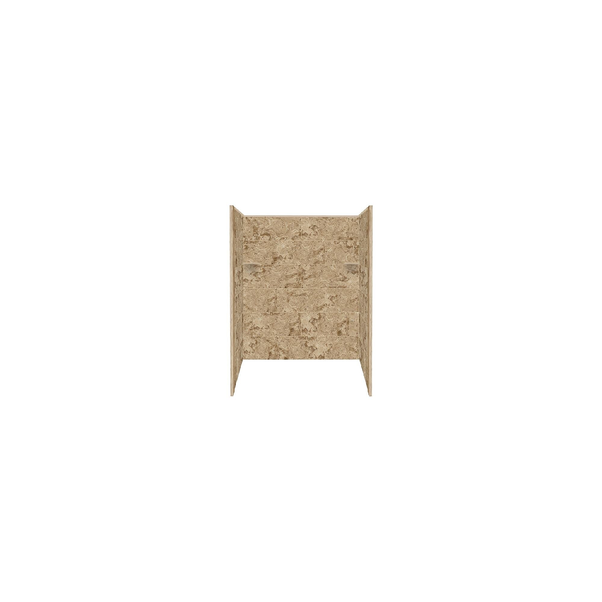 Transolid Studio Solid Surface 60 In X 72 In Shower Wall Surround 60 X 36 X 72