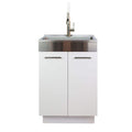 Transolid Tca 2420 Ws 24 In X 20 In X 34.6 Laundry Sink Cabinet With Faucet White
