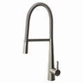 Transolid Trattoria Semi Pro 1.8Gpm Pull Down Kitchen Faucet With Braided Hose