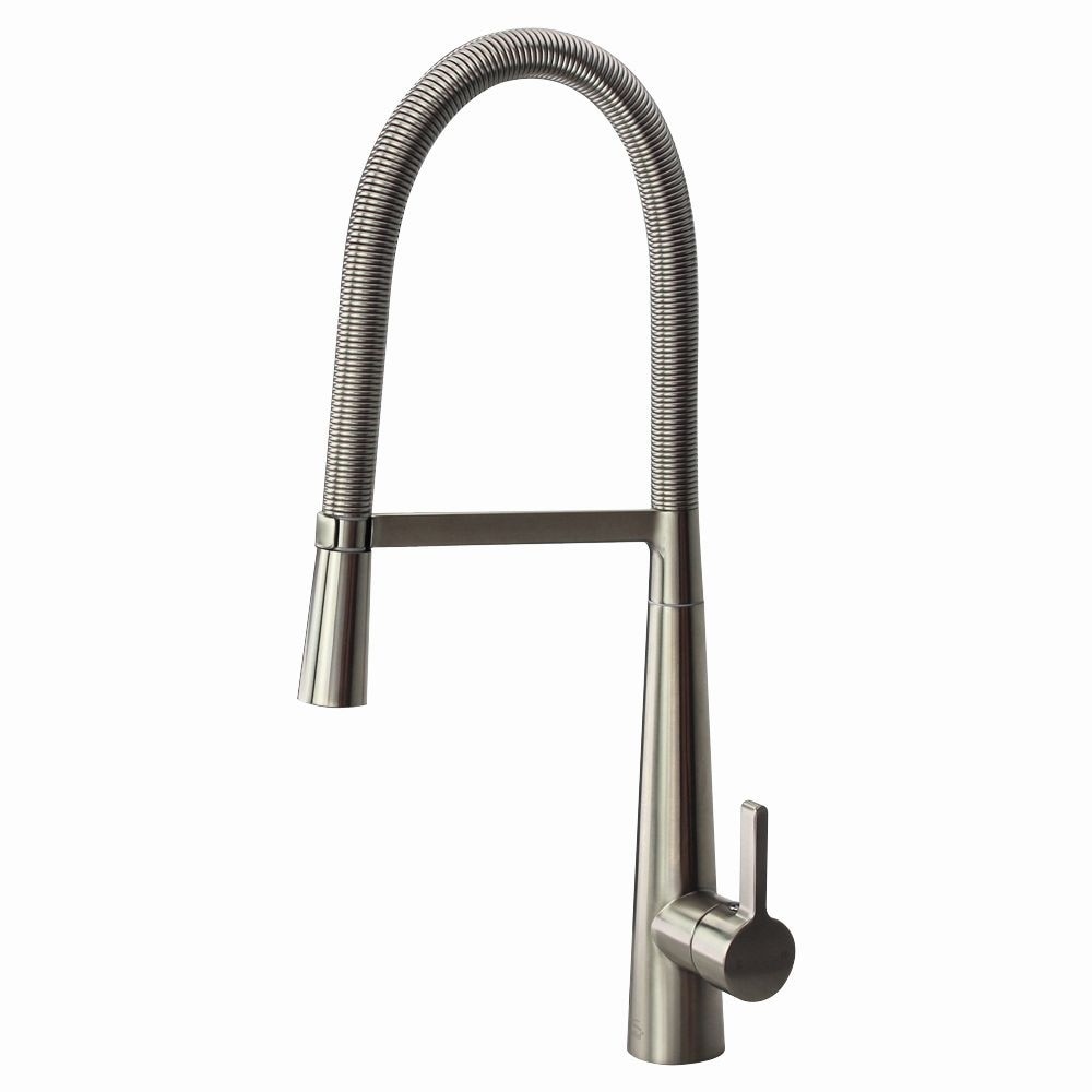 Transolid Trattoria Semi Pro 1.8Gpm Pull Down Kitchen Faucet With Braided Hose