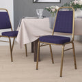 Hercules Series Trapezoidal Back Stacking Banquet Chair