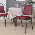Trapezoidal Back Stacking Banquet Chair With 2.5 Thick Seat