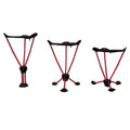 Travel Chair Adjustable 3 In 1 Slacker Stool In Black