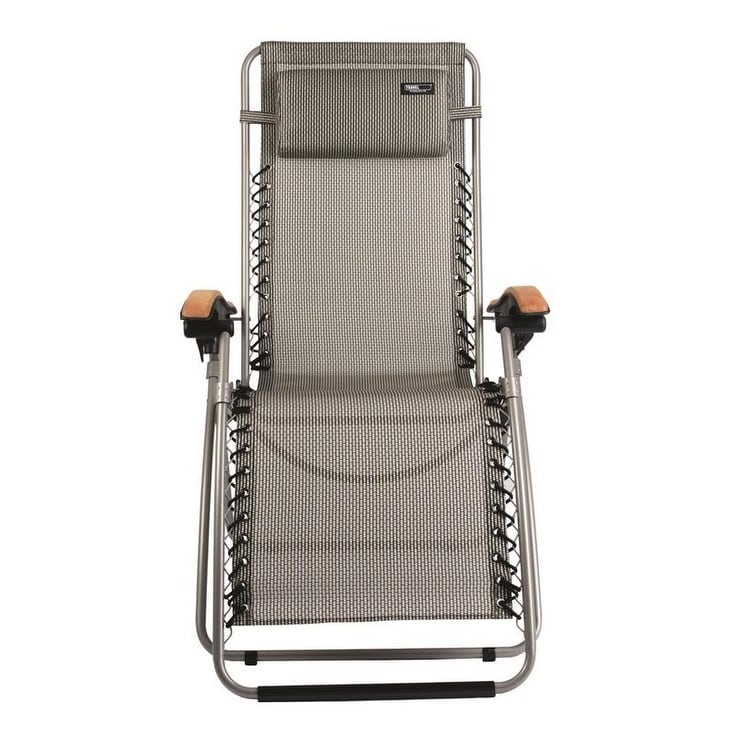 Travelchair Lounge Lizard Salt Pepper Folding Recliner Chair