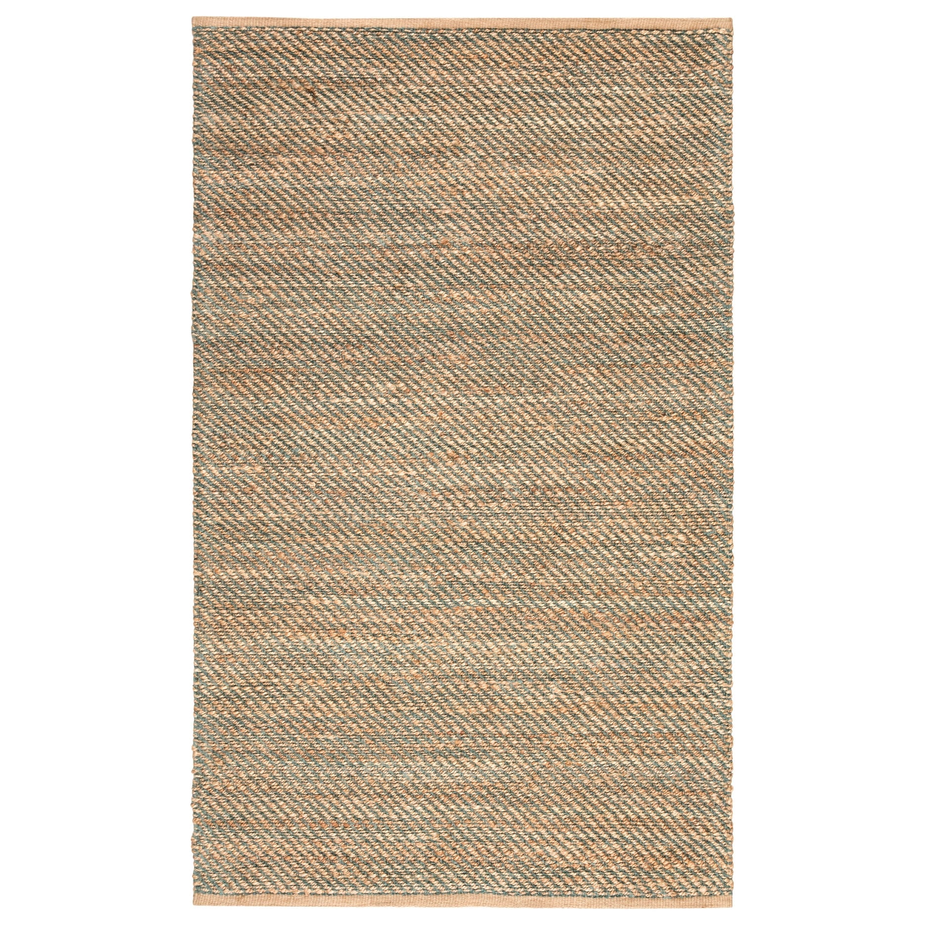 Travers Natural Solid Beige White Area Rug 26 X 4 26 X4