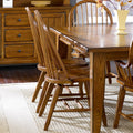 Treasures Rustic Oak Bow Back Dining Chair