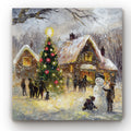 Tree Lighting Gallery Wrapped Canvas