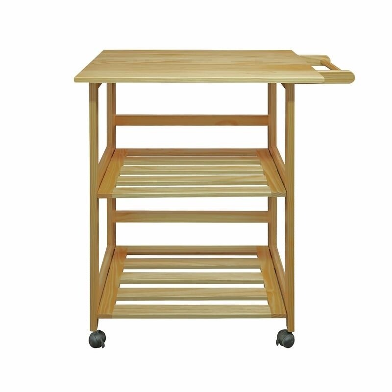 Trek Folding Kitchen Cart Natural