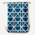 Trellis Geometric Print Shower Curtain 71 X 74