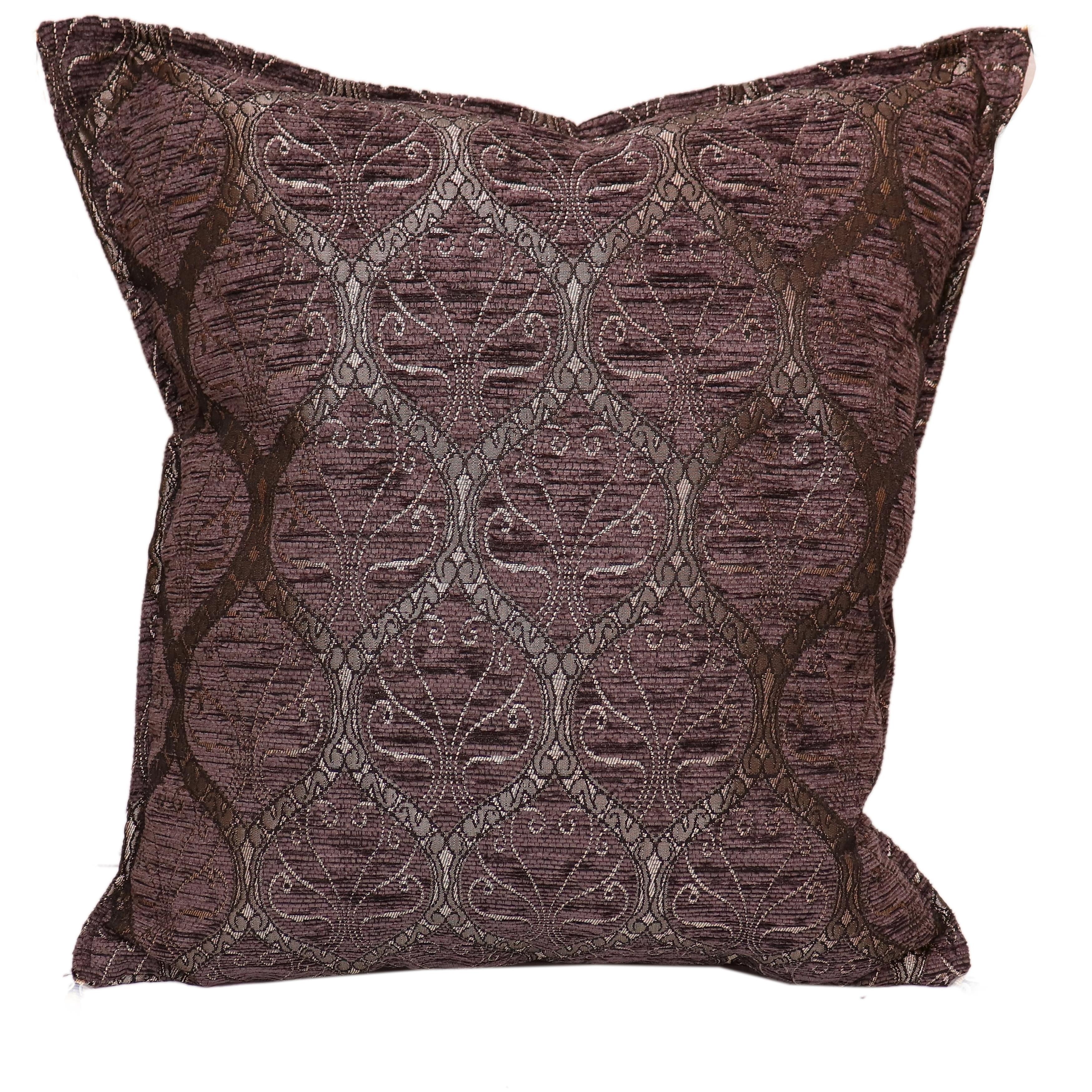 Trellis Myrtus Chenille Decorative Contemporary Turkish Pillow