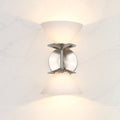 Tremolo 11 Inch 2 Light Brushed Nickel And Polished Nickel Vanity Light With Etched Opal Glass