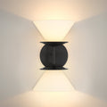 Tremolo 11 Inch 2 Light Matte Black And Champagne Gold Vanity Light With Etched Opal Glass