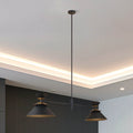 Tremolo 60 Inch 2 Light Textured Black And Champagne Gold Linear Chandelier L 60 X W 16.25 X H 12.25 X M H 68.5