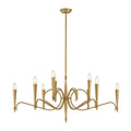 Tremont 9 Light Chandelier In Riviera Brass