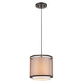 Trend By Acclaim Lighting Brella Mini Pendant In Antique Bronze