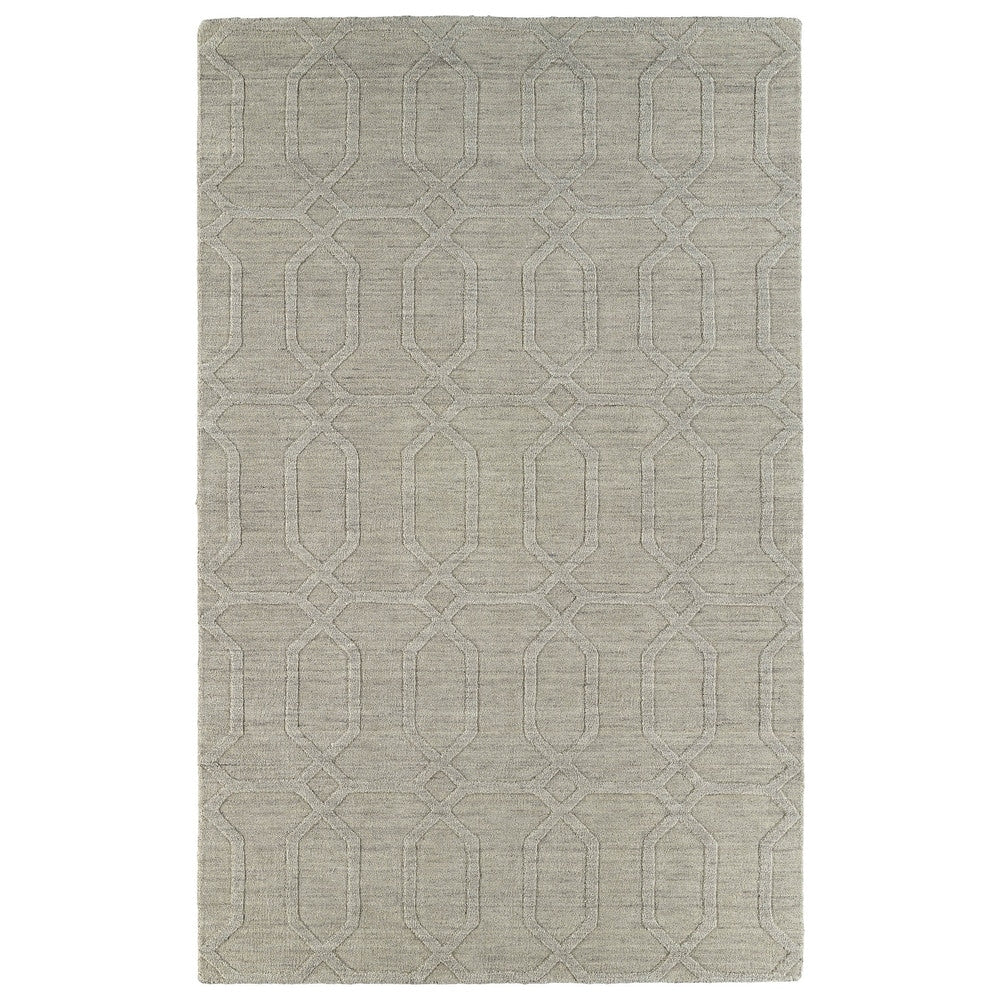 Trends Oatmeal Pop Wool Rug 8 X 11