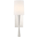 Trenton 1 Light Polished Nickel Wall Sconce
