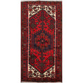 Tribal Geometric Hamedan Persian Wool Area Rug Hand Knotted Carpet. 32 X 53