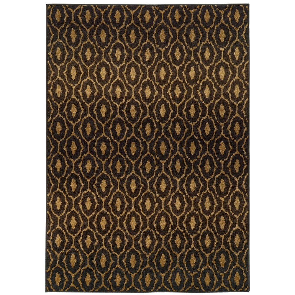 Tribal Lattice Black Brown 310 X 55 310 X 55