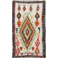 Tribal Moroccan Oriental Area Rug Wool Handmade Foyer Carpet 45 X 77