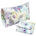 Tribeca Living Paisley Garden Printed Deep Pocket Flannel Sheet Set