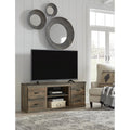 Trinell Casual Large Tv Stand Brown