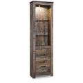 Signature Design By Ashley Trinell Rustic Brown Tall Entertainment Pier