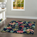 Trinity Cactus Navy Multi 5 X 7