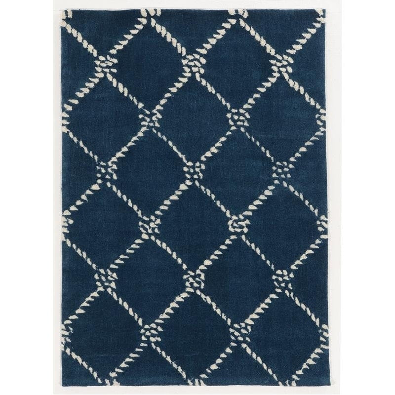 Trinity Rope Qua Navy Ivory 8 X10