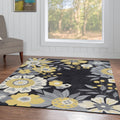 Trinity Wildflower Grey Yellow 5 X 7