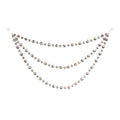 Triple Strand Bead Garland Set Of 2