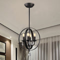 Trisola 4 Light 12 Inch Antique Bronze Globe Pendant