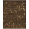 Grand Bazaar Hand Knotted Wool And Silk Tristesse Rug In Terra Cotta 4 X 6