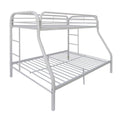 Tritan Twin Full Bunk Bed White