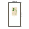 Tropical 02 Green Palm By Treechild Wood Framed Wall Art Print