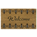 Rubber Cal Tropical Pineapple Coir Outdoor Door Mat