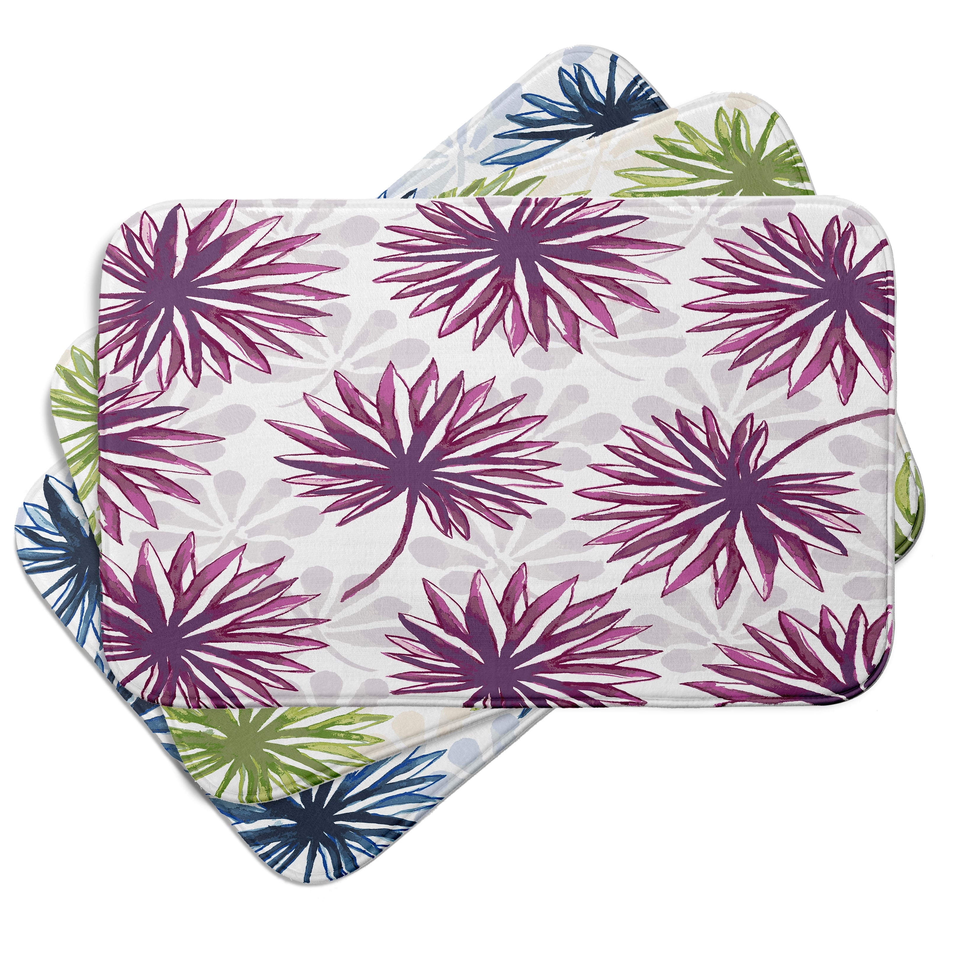 Tropical Resort Spike And Stamp Bath Mat