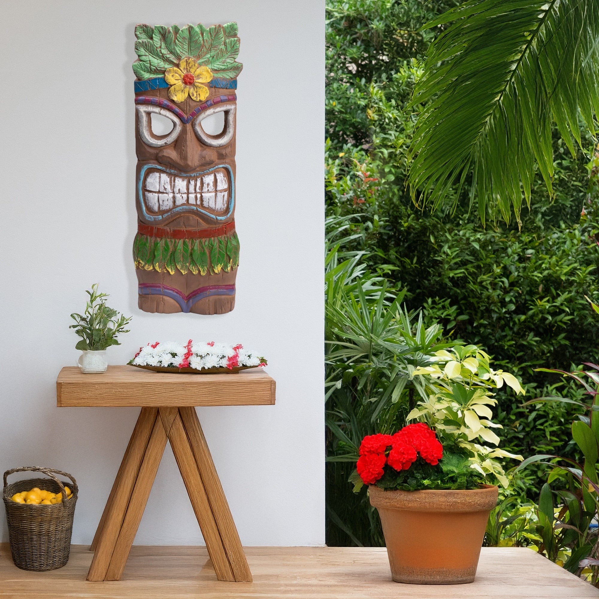 18 Angry Tiki Man Summertime Hanging Wall Decor